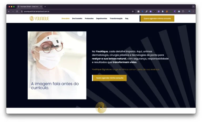 Site para clínicas e médicos