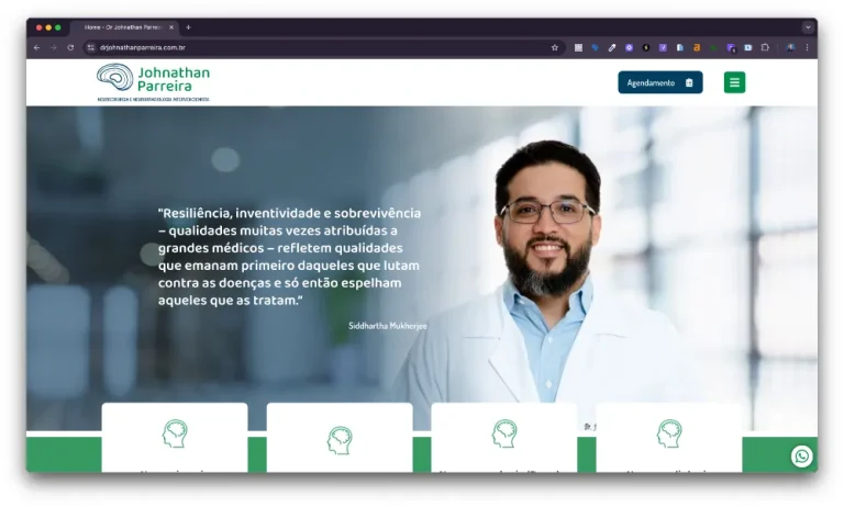 Site para clínicas e médicos
