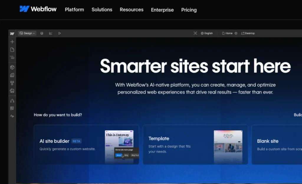 10 plataformas de IA para criar sites em 2026 (prós e contras) - Atualizada + Bônus