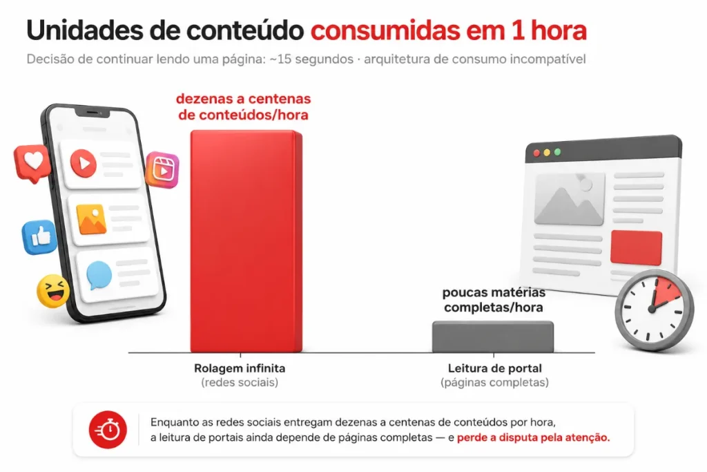 Por que o Google está deixando de sustentar os portais de notícias em 2026? O fim do monopólio do clique