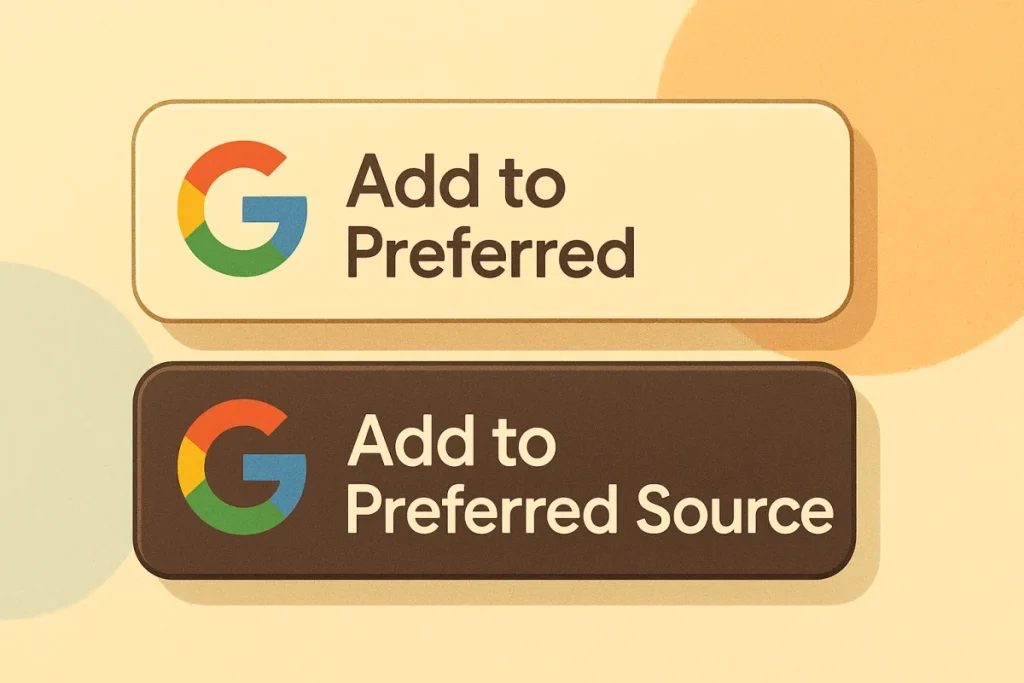 Como adicionar o botão de Fontes Preferidas do Google ao seu site