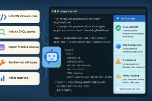 Google Ads API ganha assistente turbinado por IA na versão 4.0.0