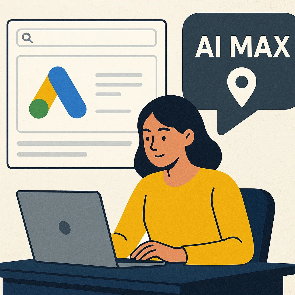 AI Max agora permite manter marca e localização durante os testes