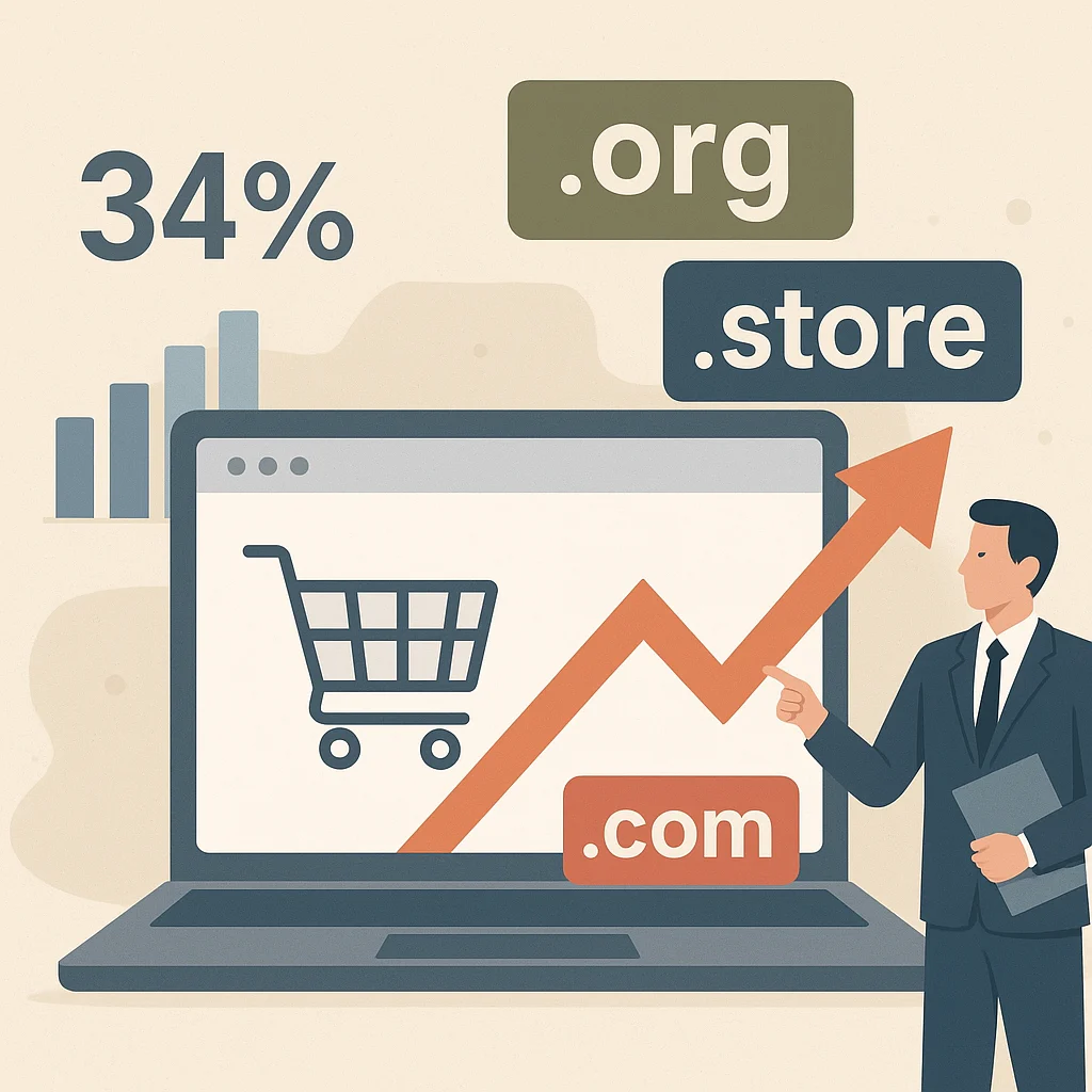 Um dos pontos mais chamativos do estudo é que sites com extensão…