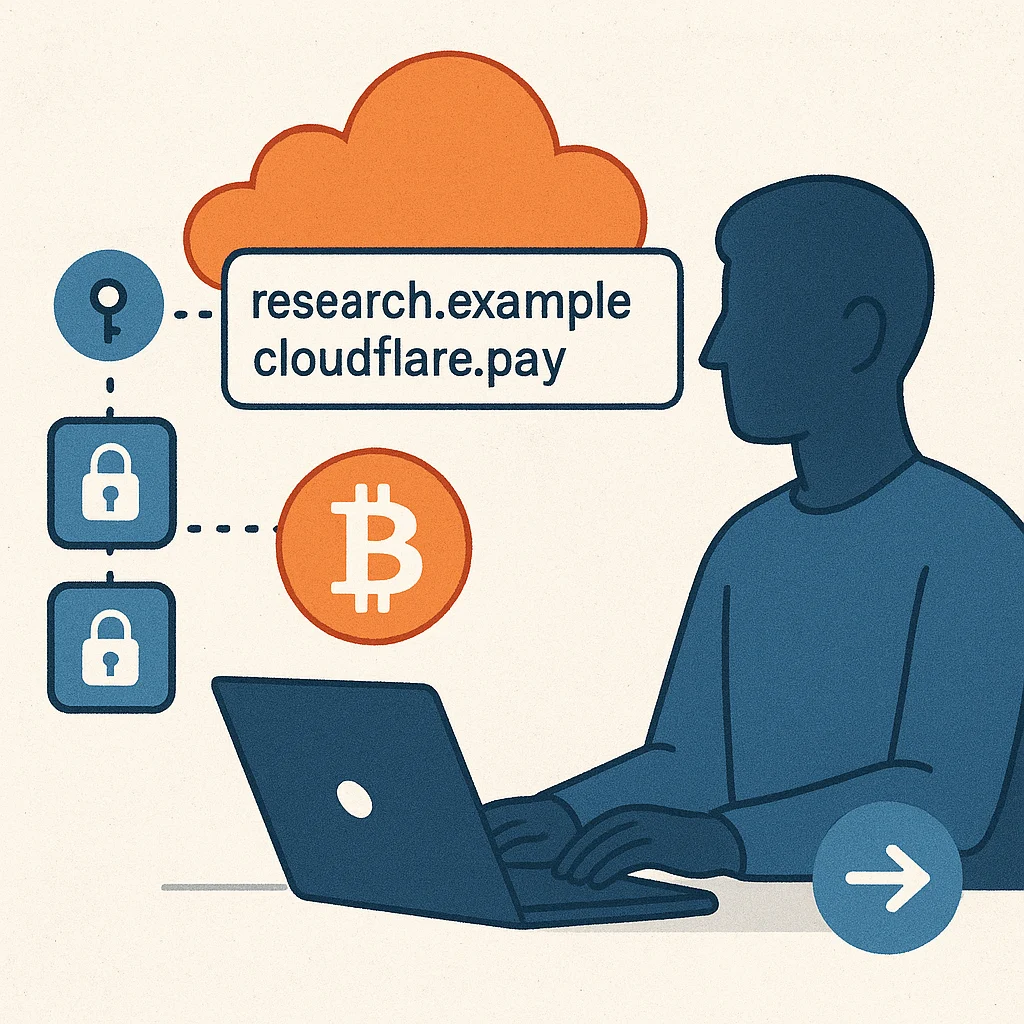 Um agente que opte por se identificar receberá um nome legível — por exemplo, um agente de pesquisa poderia operar como research.exemplo.cloudflare.pay, revelando ao site visitado qual organização está por trás dele. Essa camada de identificação se apoia no Web Bot Auth, sistema que já permite o registro de identidade por meio de pares de chaves criptográficas. A Cloudflare trata essa camada legível como uma proposta, não como um padrão definitivo, afirmando não ter intenção de impor um esquema único de verificação.