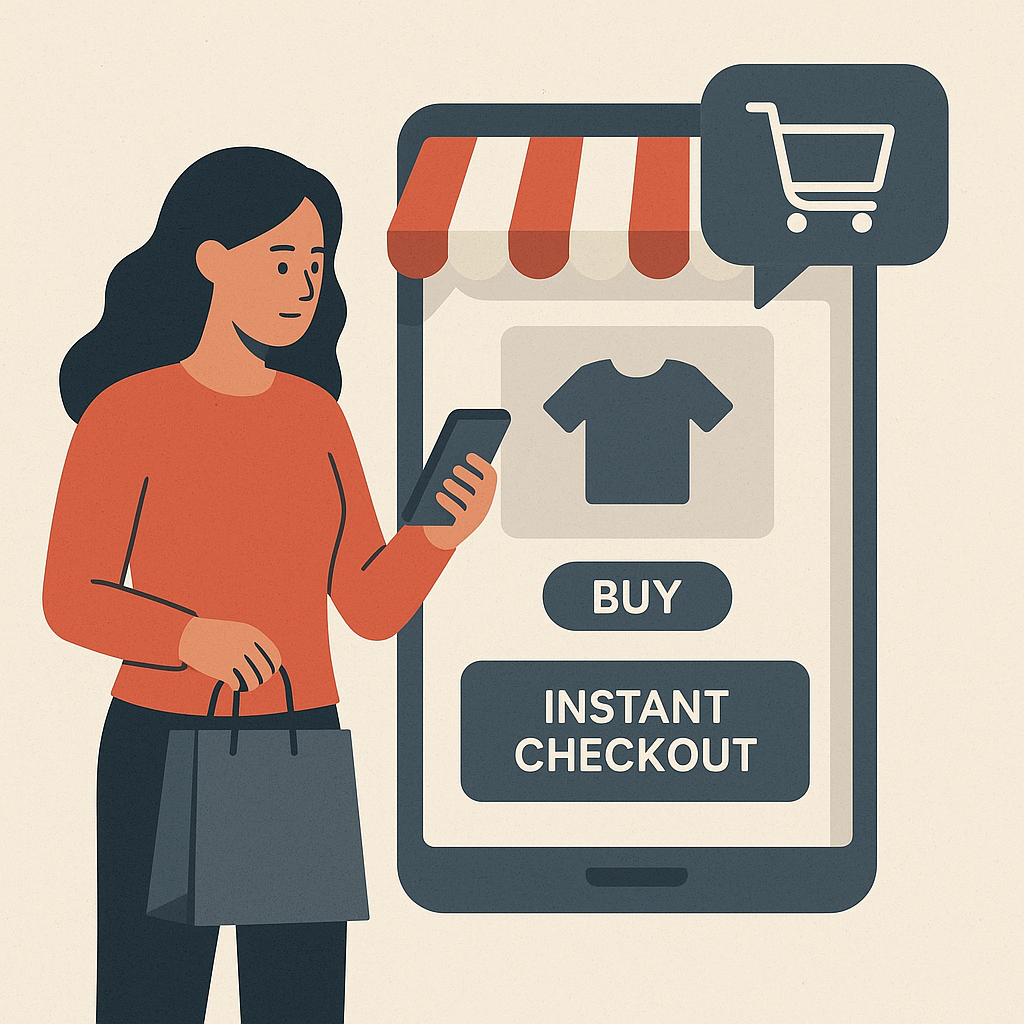 Como funciona o Instant Checkout