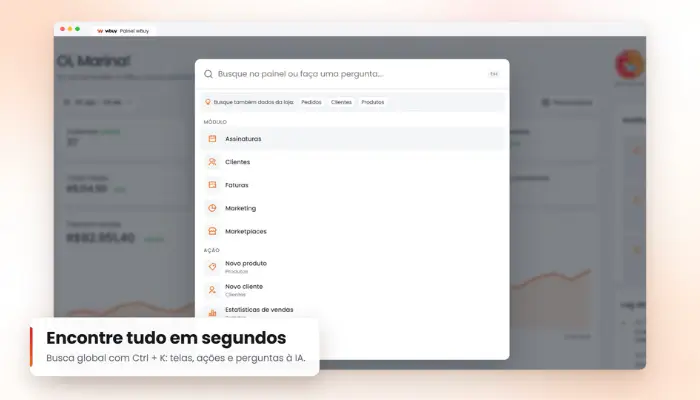 A wBuy apresentou o novo painel como já implementado na plataforma, sem…