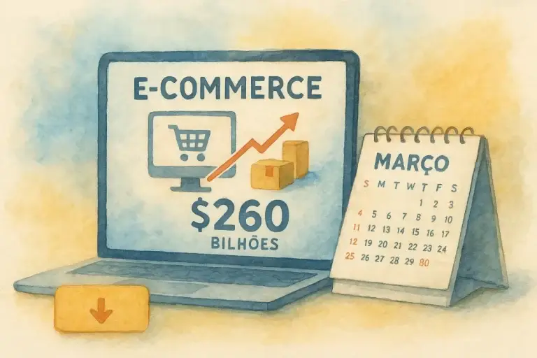 E-commerce brasileiro rumo aos R$ 260 bilhões: veja quem lidera a briga em 2026