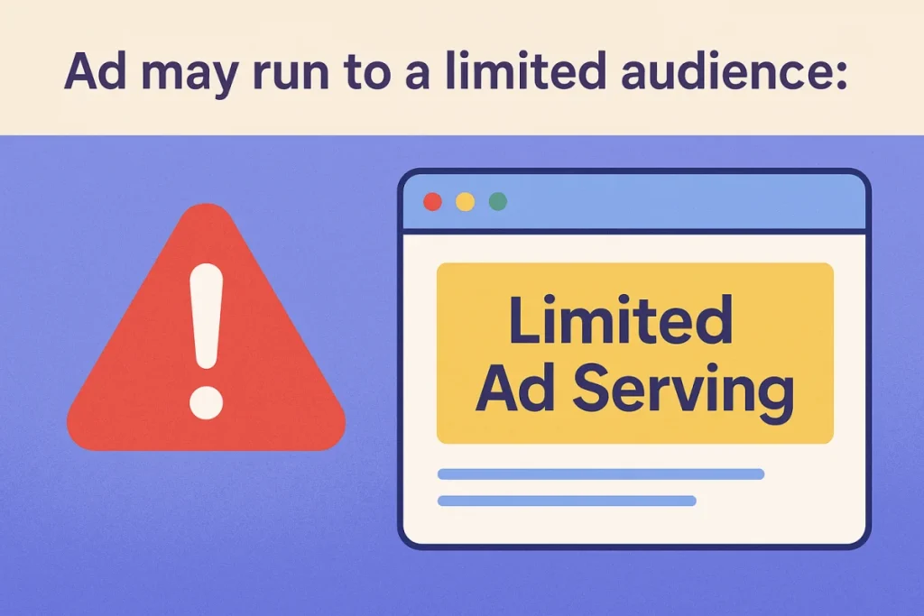 Anúncios sumindo sem explicação? Entenda o "Limited Ad Serving" do Google Ads