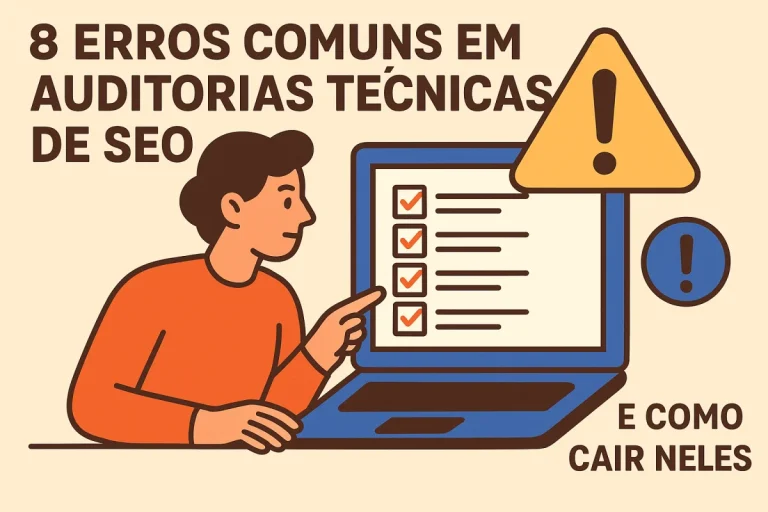 8 erros comuns em auditorias técnicas de SEO (e como não cair neles)