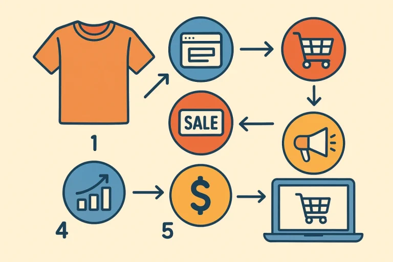 Loja de camisetas: veja sete etapas para começar a vender online em 2026