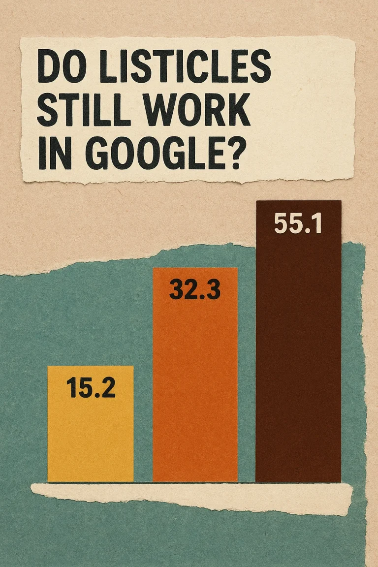Listicles ainda funcionam no Google? Um estudo com 60 mil buscas responde