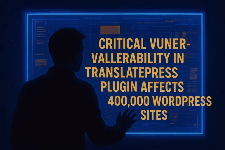 Falha crítica no plugin TranslatePress expõe mais de 400 mil sites WordPress a invasão de conta