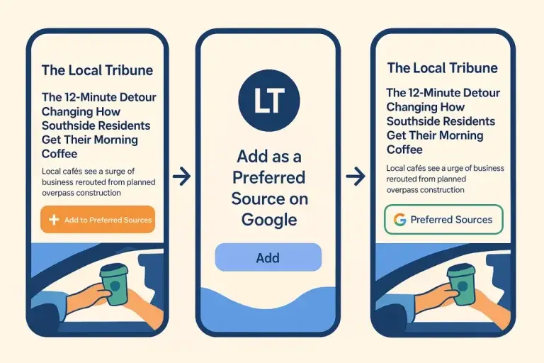 Google deixa mais fluido o botão de "Fonte Preferida" para portais de notícias
