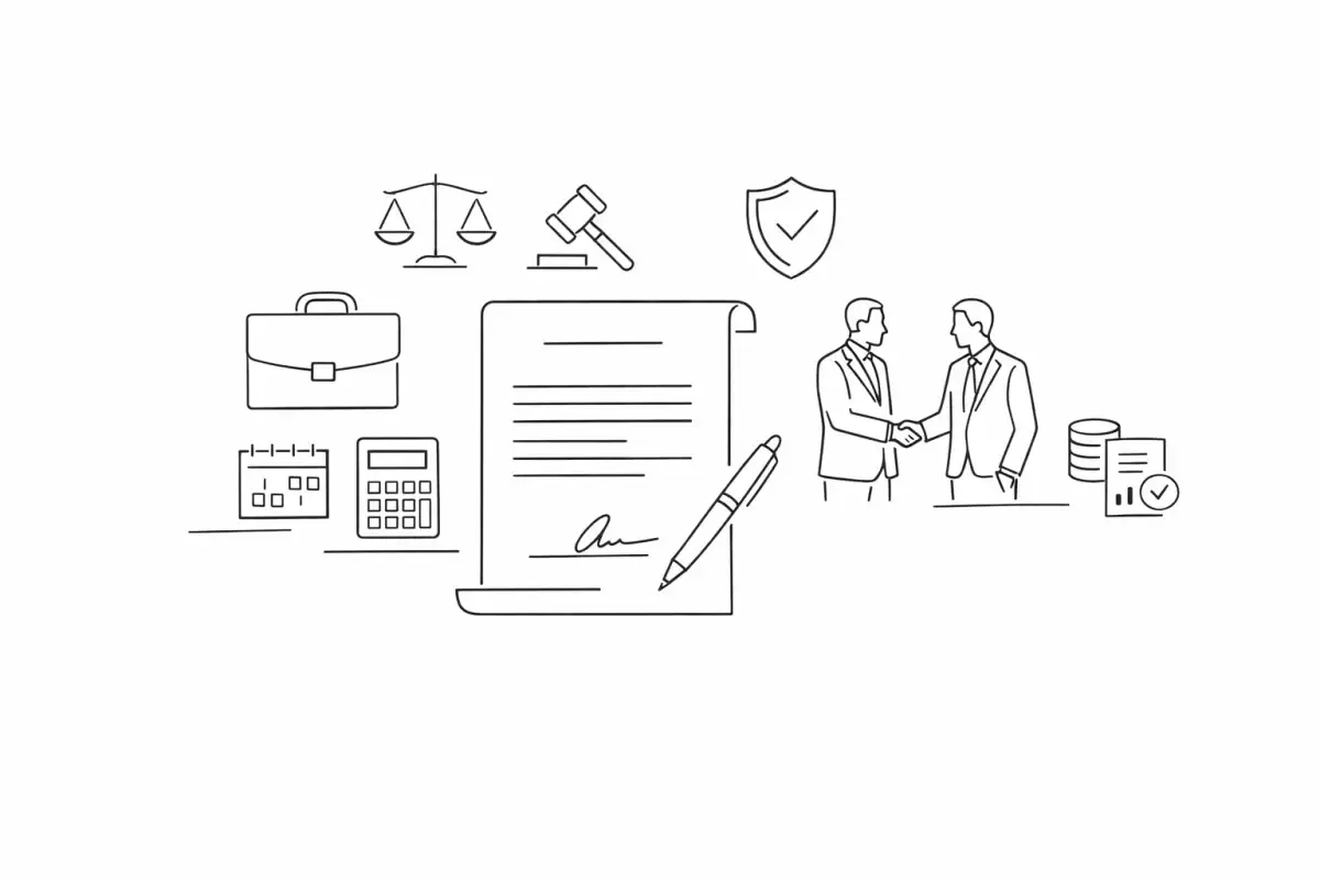 O que deve ter um modelo de contrato empresarial