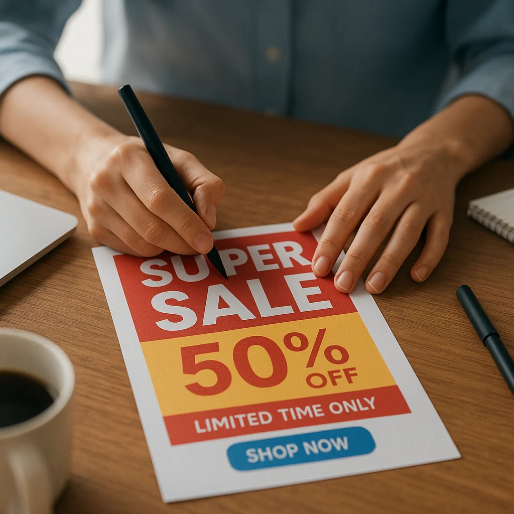 Como criar um panfleto comercial passo a passo