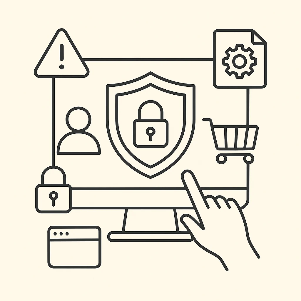 Contas, plugins e conteúdo também entram na checagem