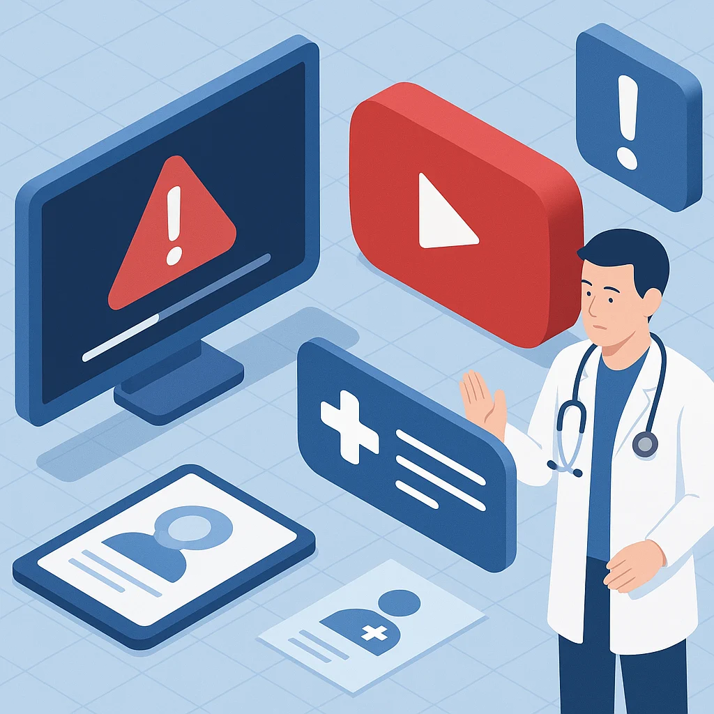 YouTube não comenta notificação sobre vídeos médicos falsos