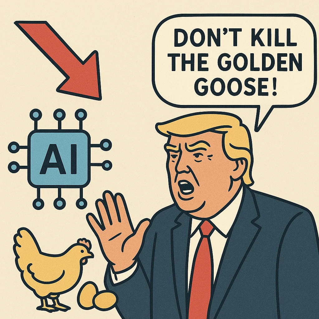 Desaceleração em IA é alvo de novas críticas de Trump