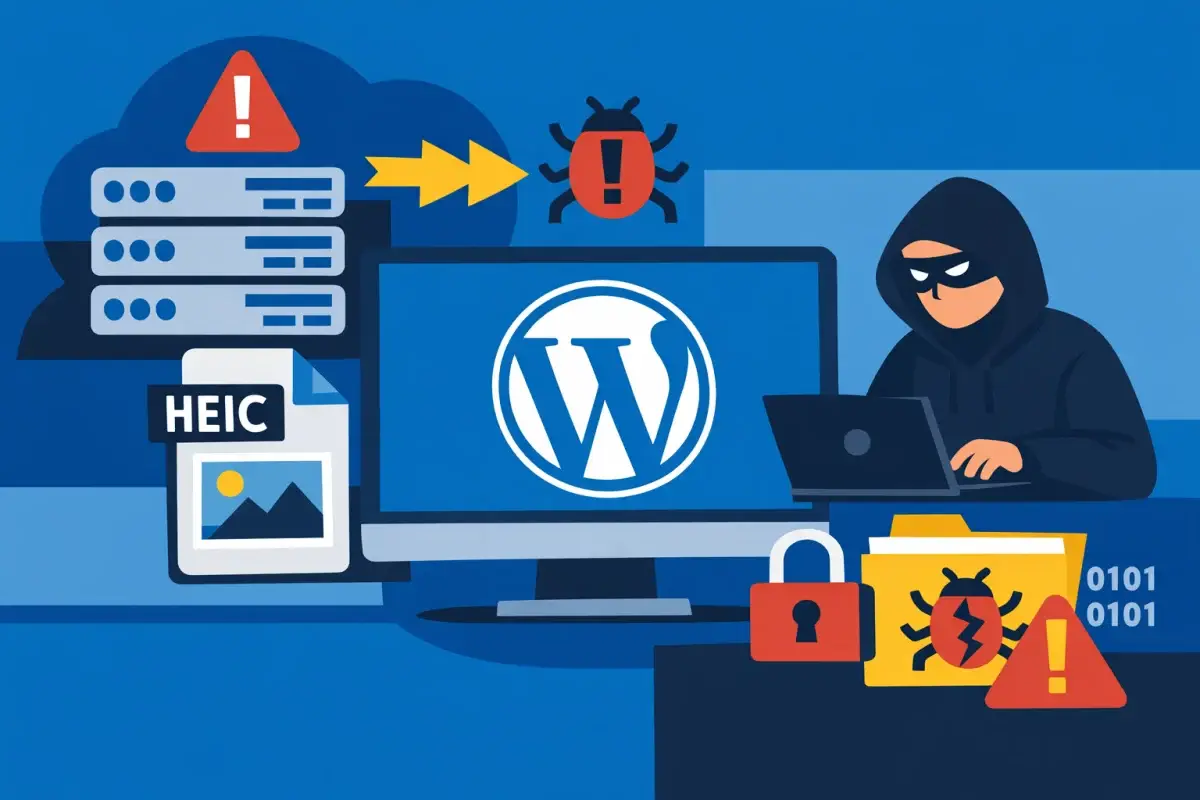 Como a vulnerabilidade libheif chega ao WordPress