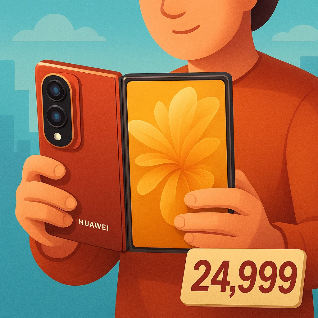 Smartphone dobrável tem preço de até 24.999 iuanes
