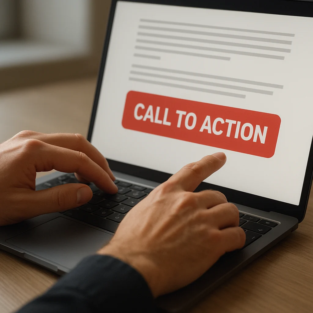 Copywriting e chamadas para ação