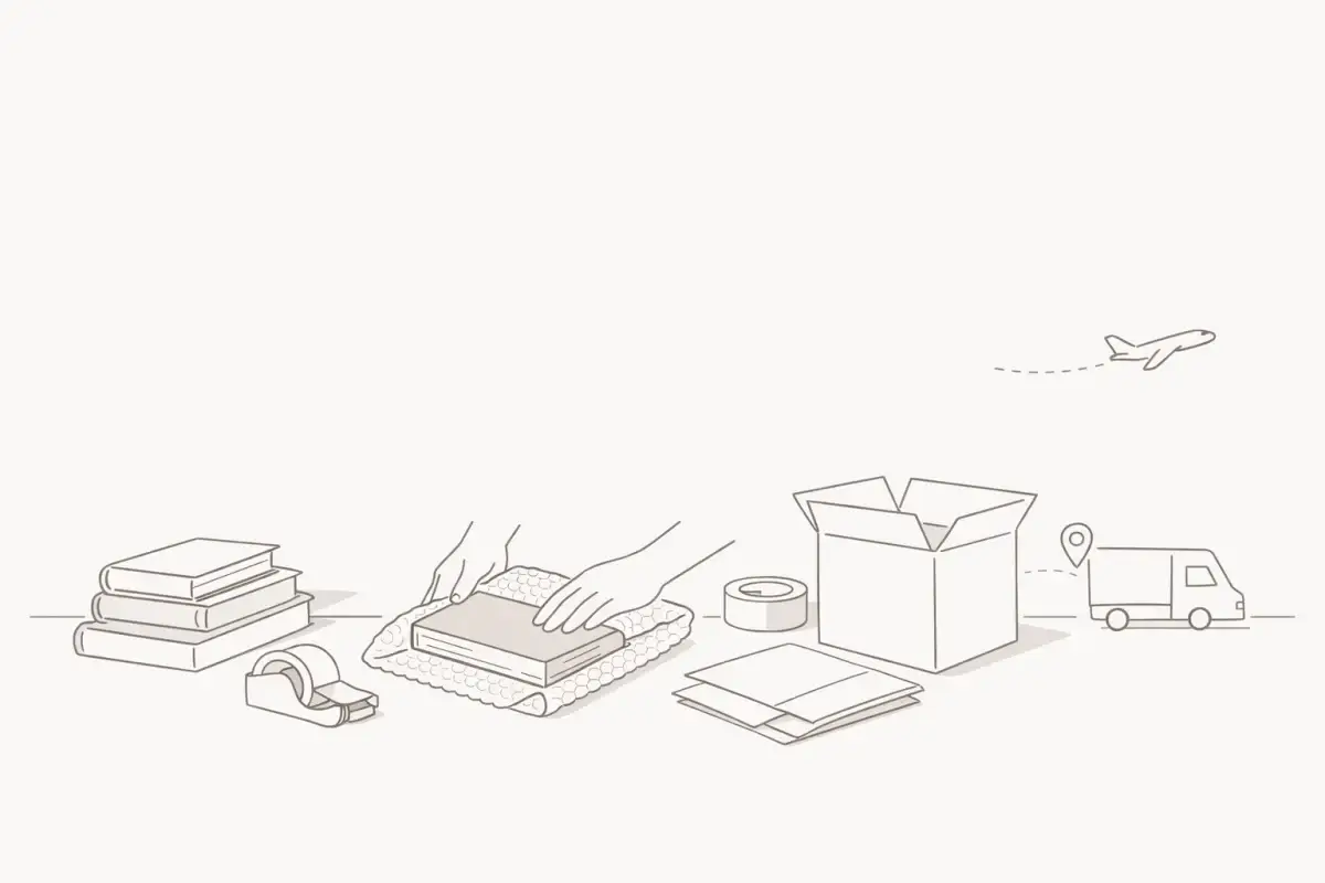 Como enviar livros sem danificar as obras?