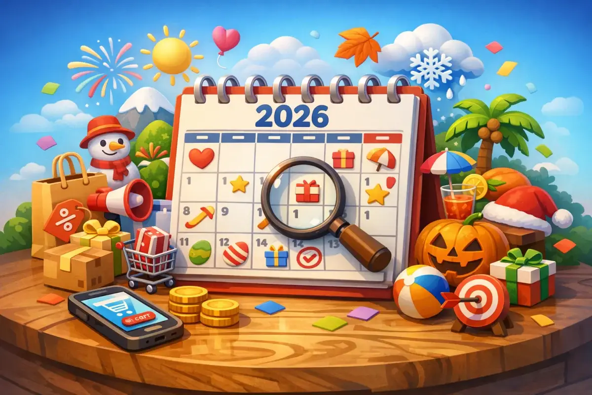O que é um calendário sazonal?