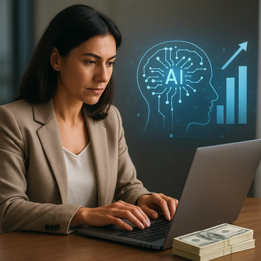 Como a inteligência artificial cria lucros