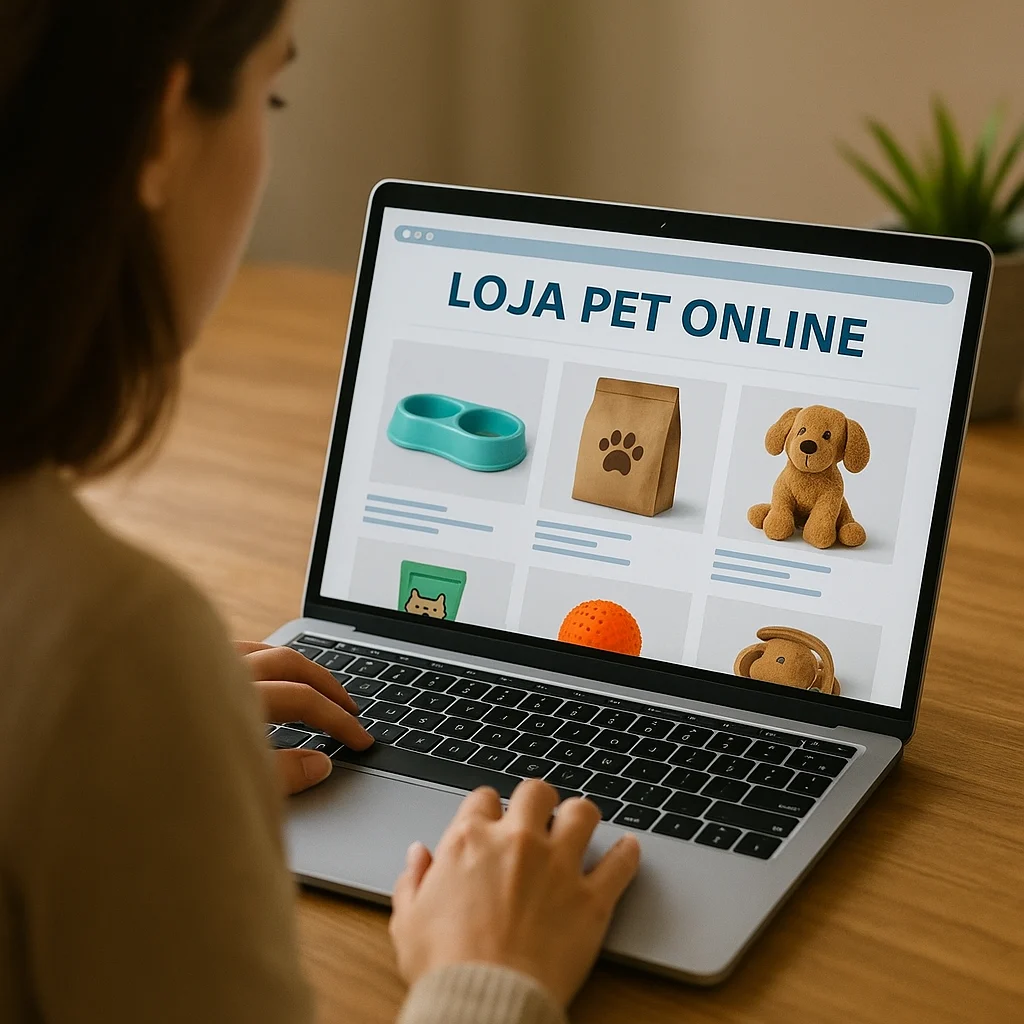 Escolha o mix de produtos da loja pet online