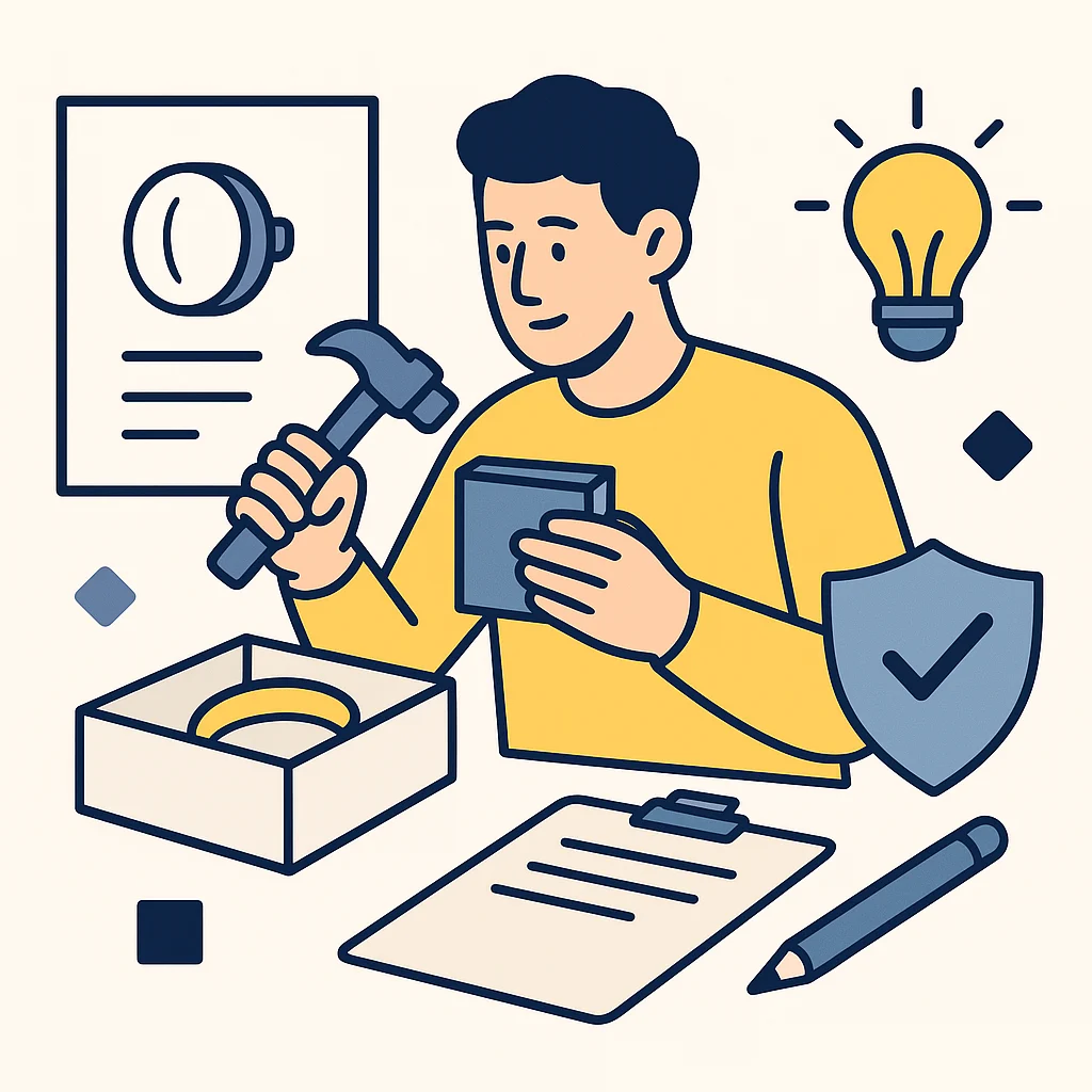Opções para construir o protótipo físico