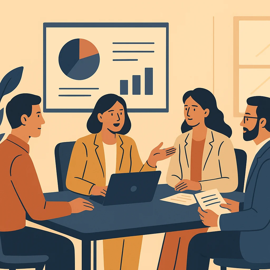 Faça reuniões conjuntas com o cliente