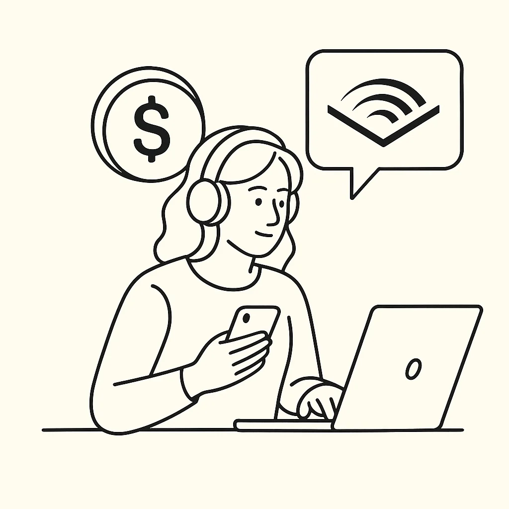 3 estratégias para ganhar dinheiro com Audible