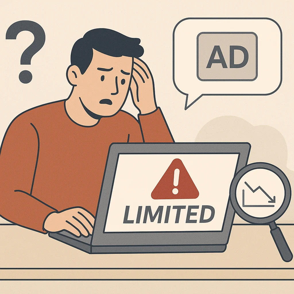 Como descobrir se sua conta está limitada