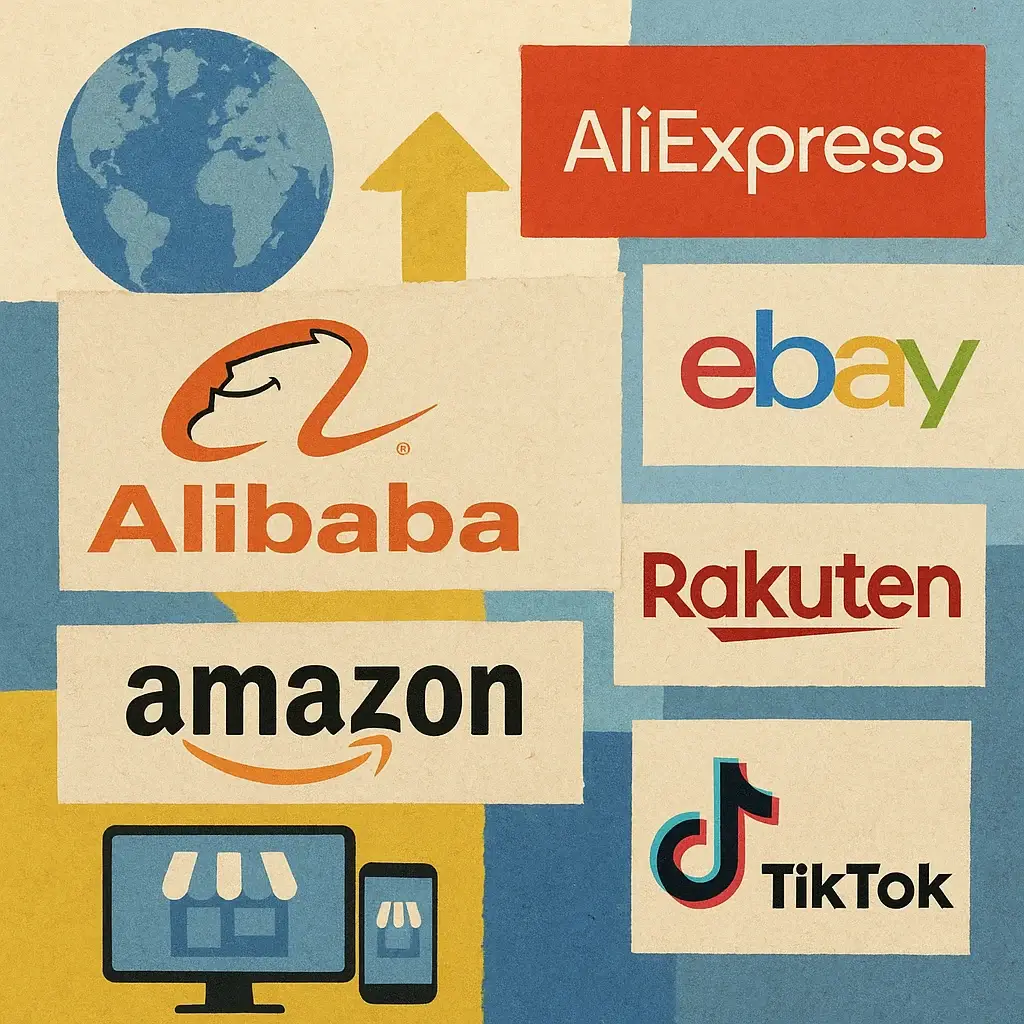 Alibaba e outras plataformas