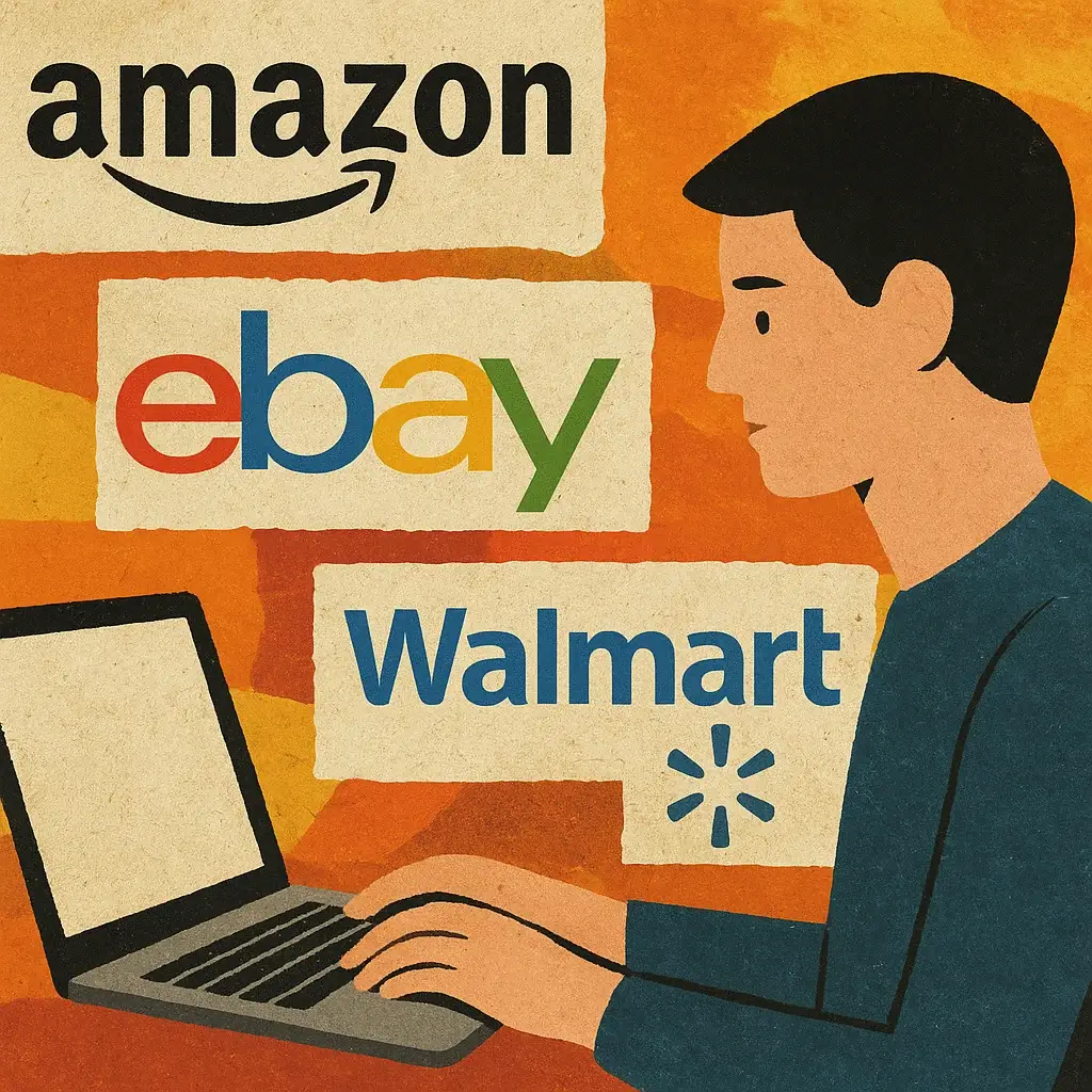 Amazon, eBay e Walmart