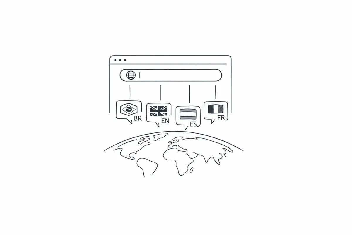 V&aacute;rios idiomas no mesmo dom&iacute;nio
