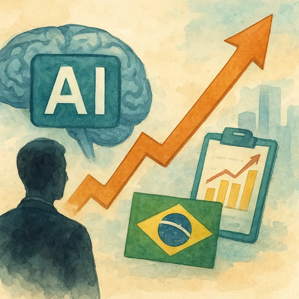 Correção da IA ocorre com ativos brasileiros descontados