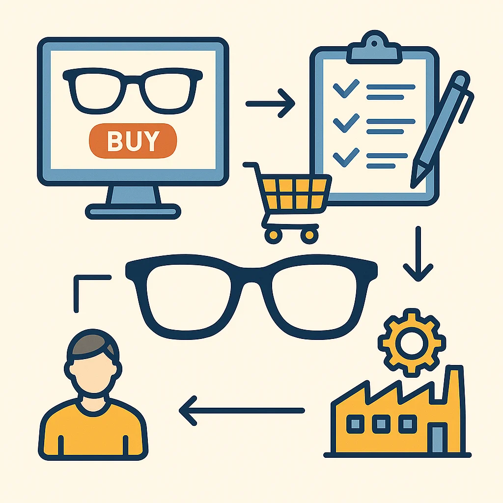 Como escolher fornecedores de óculos