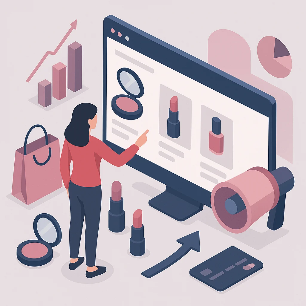 Modelos de negócio para vender maquiagem
