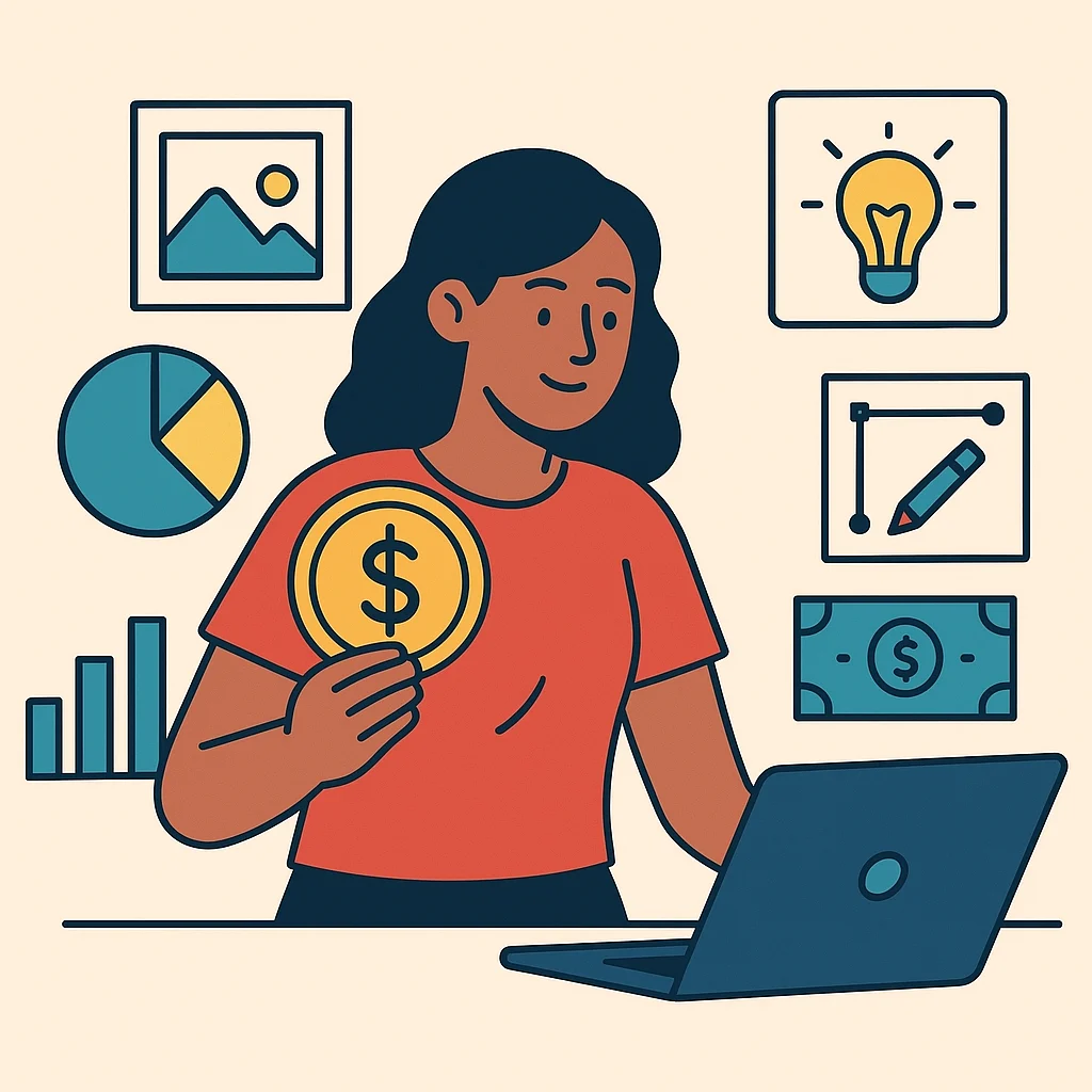 Como ganhar dinheiro com Canva em diferentes frentes