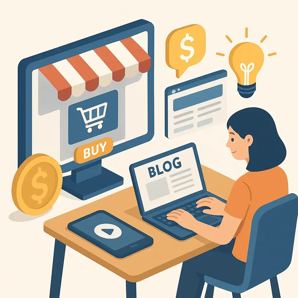 Blog e produtos digitais ampliam as possibilidades
