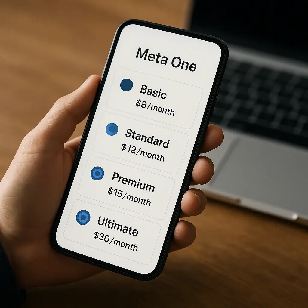 Planos Meta One: quanto custa cada op&ccedil;&atilde;o