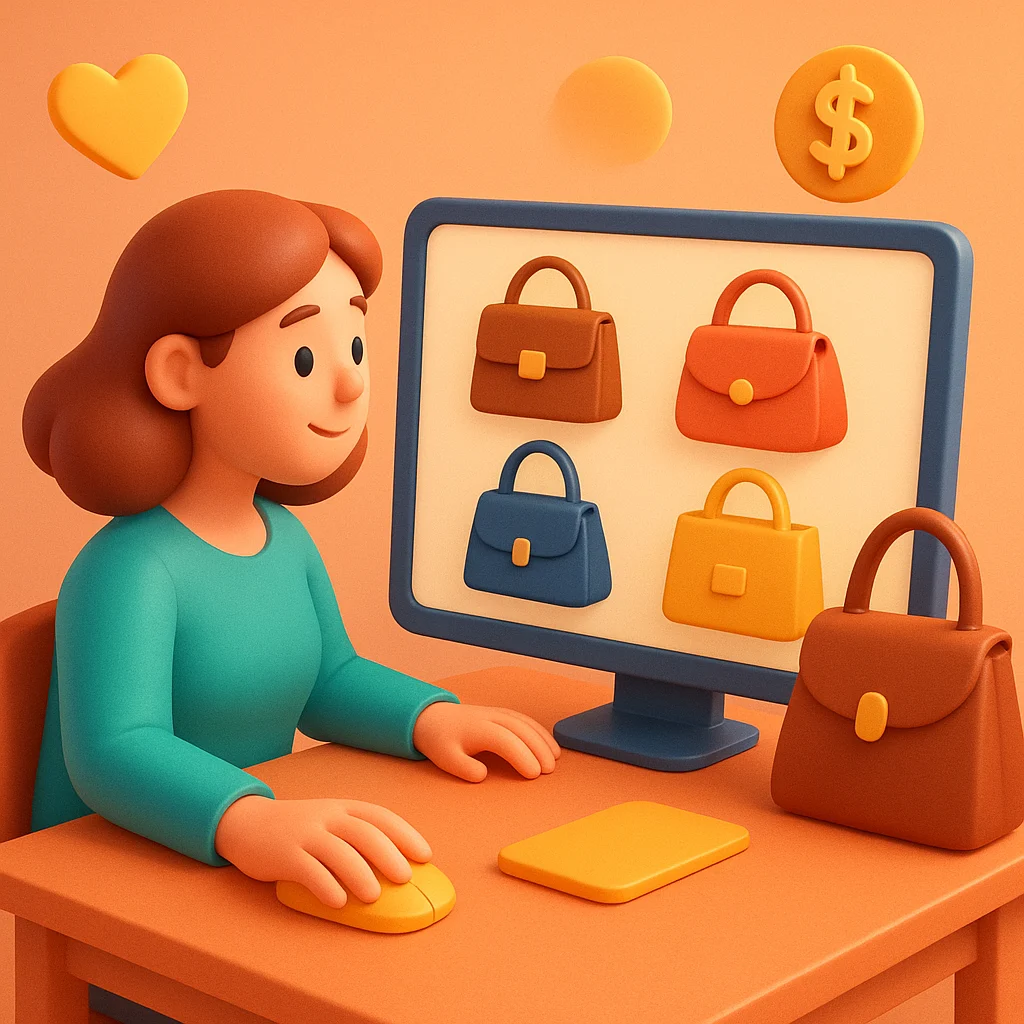 Loja de bolsas online pode valer a pena?