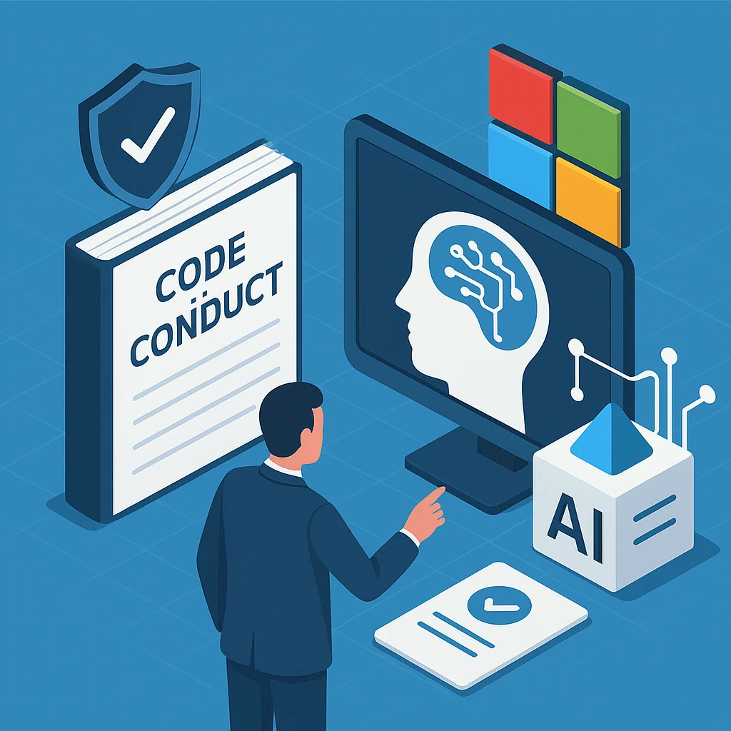 O que prevê o código de conduta da Microsoft