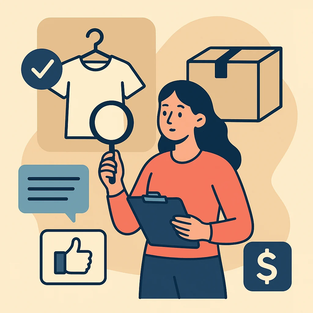 Como avaliar fornecedores de roupas por atacado