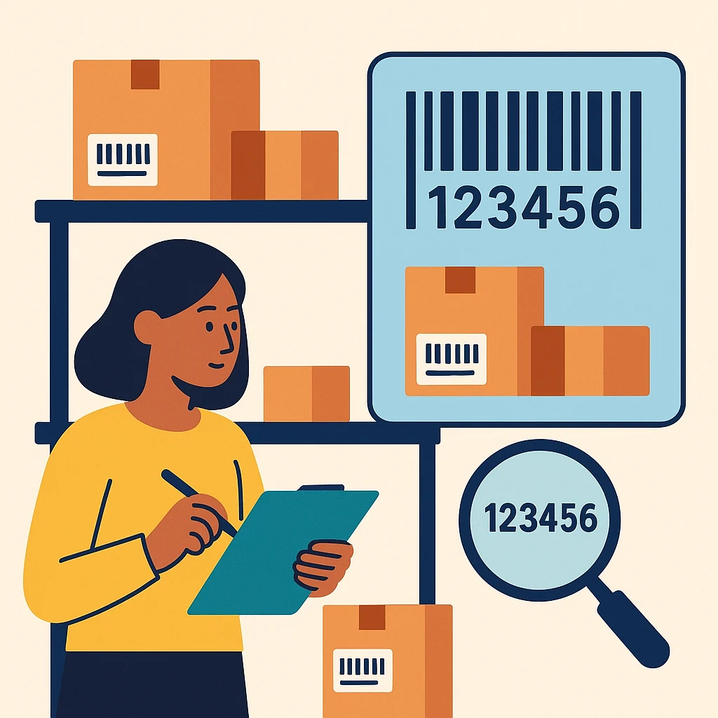 Onde localizar os códigos dos produtos