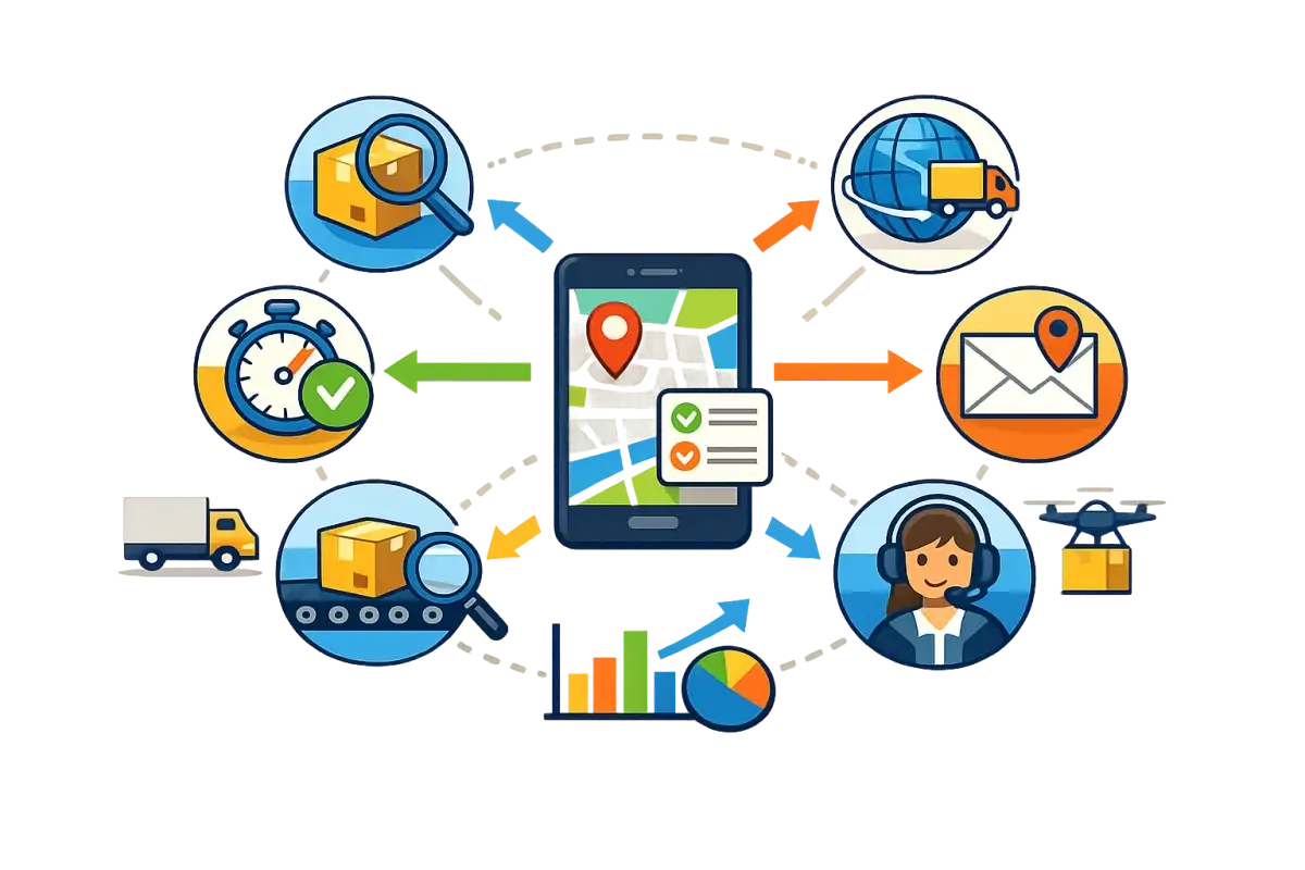 Quais aplicativos de rastreamento foram destacados?