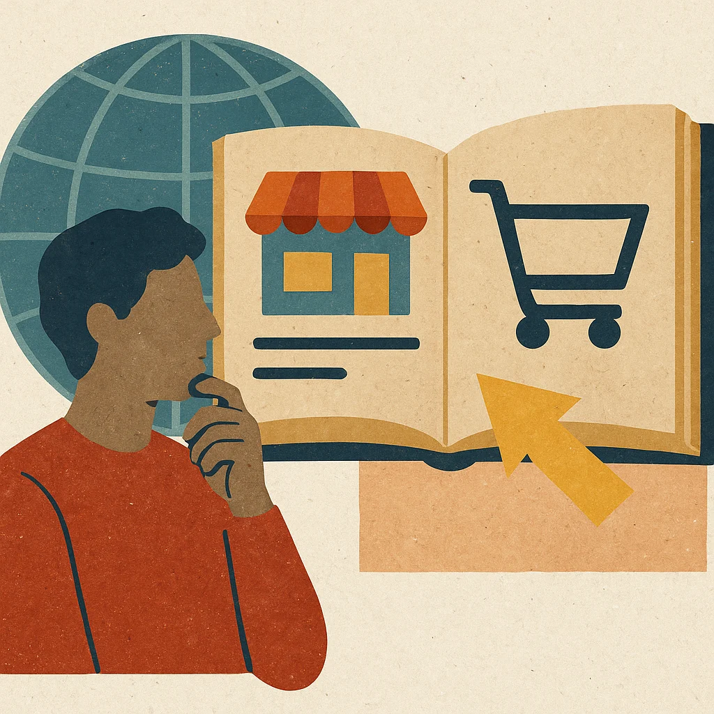Visão ampla sobre o comércio digital
