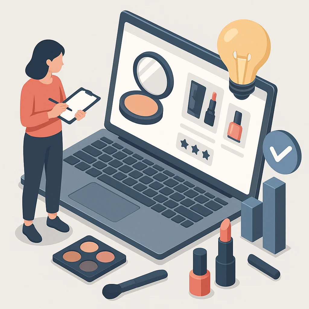 Como validar uma ideia para a loja de maquiagem online